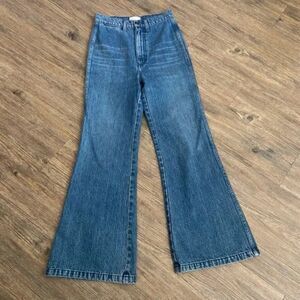 Doen Melody Ultra High-Rise Wide Leg Flare Jeans